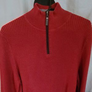 Red Tasso Elba Quarter-Zip Men's Sweater